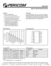 PI5C3253WE datasheet pdf Pericom Technology
