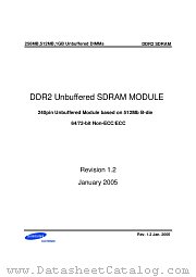 M391T6553BG0-CC datasheet pdf Samsung Electronic