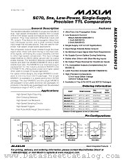 MAX9013ESA datasheet pdf MAXIM - Dallas Semiconductor