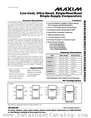 MAX9034ASD datasheet pdf MAXIM - Dallas Semiconductor