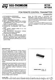 M708B1 datasheet pdf ST Microelectronics