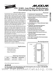 MAX1403EAI datasheet pdf MAXIM - Dallas Semiconductor