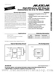 MAX1553ETA datasheet pdf MAXIM - Dallas Semiconductor