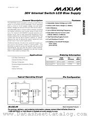 MAX1605ETT-T datasheet pdf MAXIM - Dallas Semiconductor