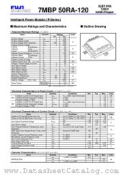 7MBP50RA-120 datasheet pdf Fuji Electric