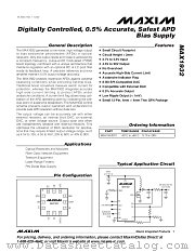 MAX1932ETC datasheet pdf MAXIM - Dallas Semiconductor