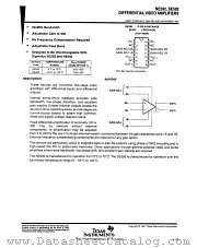 SE592 datasheet pdf Texas Instruments
