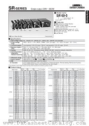 SR20-2 datasheet pdf DENSEI-LAMBDA