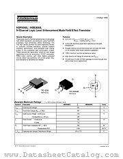 NDP5060L datasheet pdf Fairchild Semiconductor