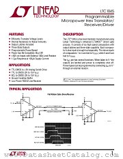 LTC1045CN datasheet pdf Linear Technology