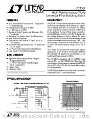 LTC1061CJ datasheet pdf Linear Technology