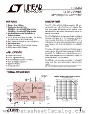 LTC1414CGN datasheet pdf Linear Technology