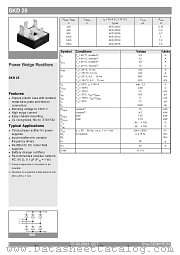 SKD25/XX datasheet pdf Semikron