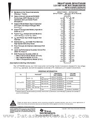 SN54LVT16245B datasheet pdf Texas Instruments