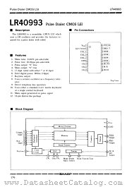 LR40993 datasheet pdf SHARP