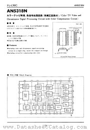 AN5318N datasheet pdf Matsushita Electric Works(Nais)