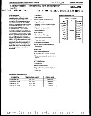 NE5752 datasheet pdf Philips