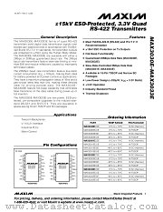 MAX3030EEUE datasheet pdf MAXIM - Dallas Semiconductor