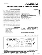 MAX3840EGJ datasheet pdf MAXIM - Dallas Semiconductor