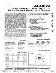 MAX4180EUT-T datasheet pdf MAXIM - Dallas Semiconductor