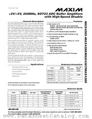 MAX4287ESA datasheet pdf MAXIM - Dallas Semiconductor