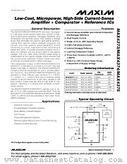 MAX4375TESD datasheet pdf MAXIM - Dallas Semiconductor