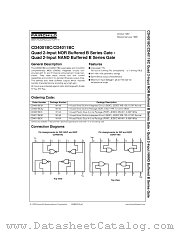4011 datasheet pdf Fairchild Semiconductor