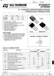 STH8N80 datasheet pdf ST Microelectronics