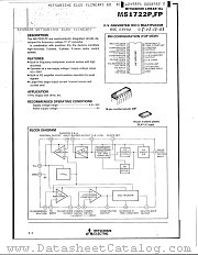 M51722 datasheet pdf Mitsubishi Electric Corporation