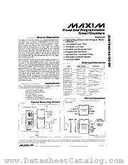 ICM7240-ICM7260 datasheet pdf MAXIM - Dallas Semiconductor