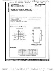 DP8307 datasheet pdf National Semiconductor