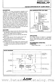 M5232 datasheet pdf Mitsubishi Electric Corporation