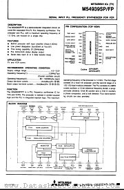 M54939 datasheet pdf Mitsubishi Electric Corporation