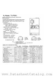 TLP580 datasheet pdf TOSHIBA