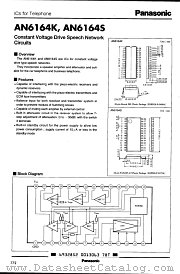 AN6164 datasheet pdf Panasonic