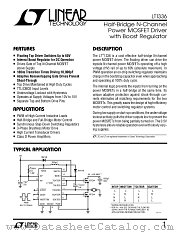 LT1336IS datasheet pdf Linear Technology
