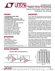 LT1630CN8 datasheet pdf Linear Technology