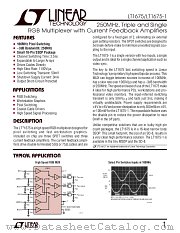 LT1675CS8-1 datasheet pdf Linear Technology