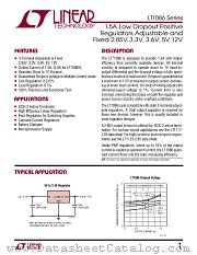 LT1086CM datasheet pdf Linear Technology