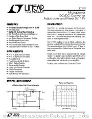 LT1111M datasheet pdf Linear Technology
