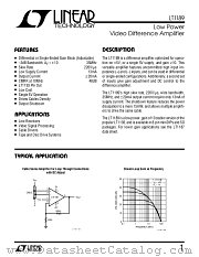 LT1189M datasheet pdf Linear Technology