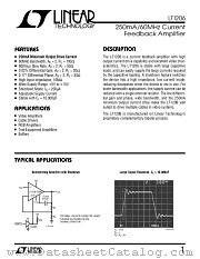 LT1206CS8 datasheet pdf Linear Technology