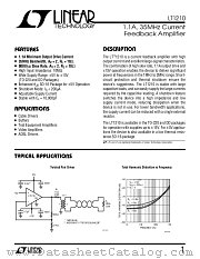 LT1210CR datasheet pdf Linear Technology