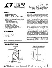 LT1218LCN8 datasheet pdf Linear Technology