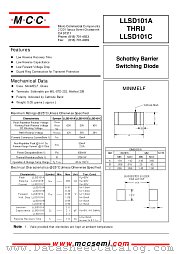 LLSD101 datasheet pdf Micro Commercial Components