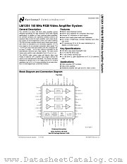 LM1204V datasheet pdf National Semiconductor