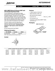 HGTG20N60A4D datasheet pdf Intersil