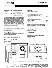 HCA600ACREF datasheet pdf Intersil