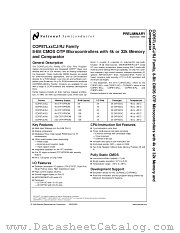 COP87L88GGN-XE datasheet pdf National Semiconductor