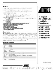 AT49BV1604AT datasheet pdf Atmel